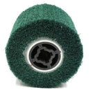 120x100x19Mm P180 Non-Woven Nylon Flap Brush Satin Drawing Polishing Deburr