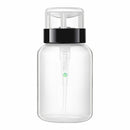 2PCs Empty Clear Nail Art Pump Dispenser Acetone Polish Remover Liquid  JIK