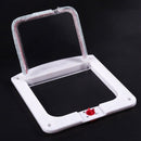 Plastic door White 4 Positions for Cat Dog W8A6