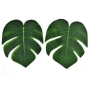 24PCS Bulk Tropical Hawaiian Green Leaves Luau Moana Home Party Table Deco SWK