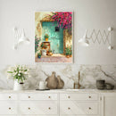 DIY Full Round Drill Diamond Painting Sunny Doorway Cross Stitch Embroidery