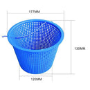 Net Plastic Swimming Pool Skimmer Replacement Basket Remove Leaves, Bugs, Debris
