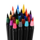 20Pcs Calligraphy Pen Soft Brush Marker Watercolor Pen Cartoon Sketch Drawing