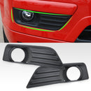 2pcs Fog Light Lamp Grille Grill Cover 2 Front Bumper fit for 2004-08 Ford Focus