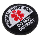 Embroidery Sew On  Allert Dog Applique for Bag Hat Jeans Craft Black