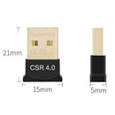 Portable USB Bluetooth4.0 Adapter PC Computer Audio Stereo Music Receiver Dongle