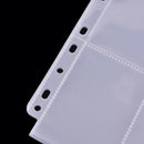 10 Sheets/90 Cards Replaceable Board Game Cards Holder PP Game Cards Page ME