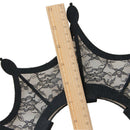 Headband Gothic Halloween Black Queen Tiara Crown Lace Costume Ball Hairband FT