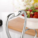 7pcs/set Home Decor Elegant Swan Holder Stainless Steel Small Dessert Coffe Z7V5