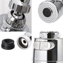 Kitchen Faucet Stainless Steel Splash-proof Universal  Shower Water RotatablB^i