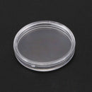 10 pcs Small round transparent plastic coin capsules box 30mm