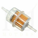 Universal Petrol Inline Motorcycle Fuel Filter To Fit 6mm and 8mm Pipes