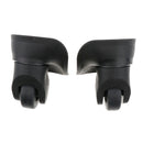 1 Pair Black Plastic Suitcase Wheels Replacement Repair Casters Heavy Duty