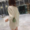 Mini Shoulder Handbags Leather Women Chain Crossbody Bucket Bags (Green) A