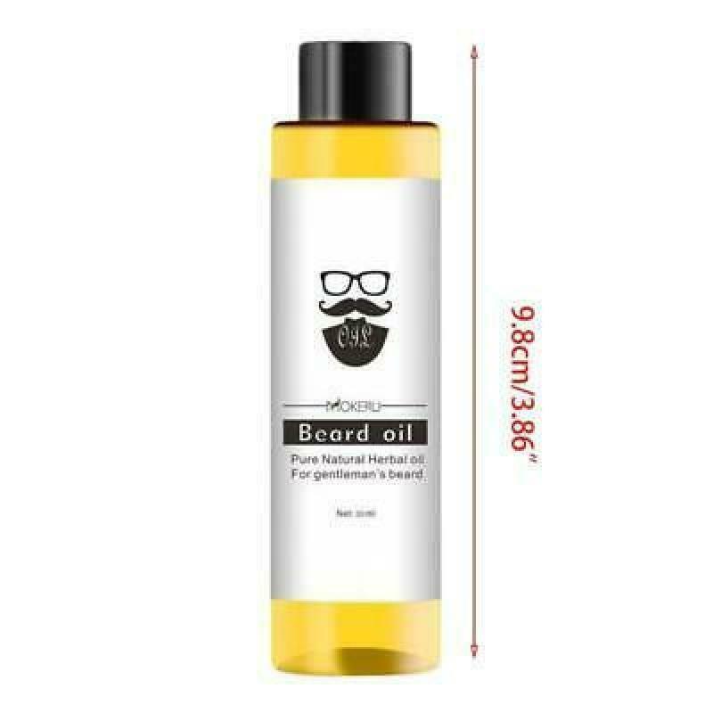 30ml Natural Organic Herbal Beard Growth Oil Mustache Moisturizing Essence Hair