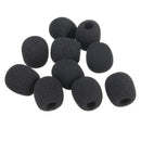 Pack of 10 Lapel Lavalier Tie Clip-on Microphone Windscreen Mic Wind Muff Sponge