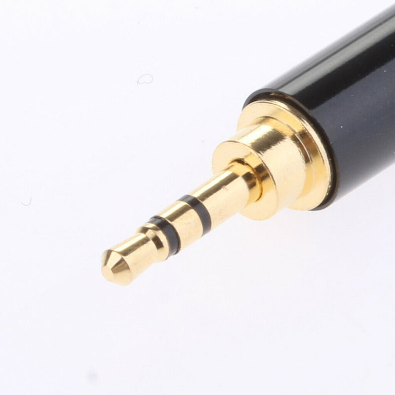 4x 2.5mm Stereo Male Adapter Jack Plug DIY Solder 3 Pole Audio Connector