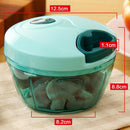 Multifunction Vegetable Cutter Chopper Manual Meat Slicer Grinder Stainless