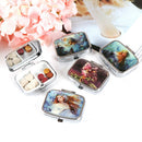 Portable Pocket Metal PillBox Medicine Storage Container Holder Organizer CaseBX