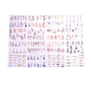 2Sheets Lovely Fashion Girls Diary Scrapbook Decoration DIY Stickers Toys GiftME