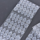 10pcs double-side adhesive tips transparent false nails tool nail glue tool  Z