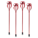 4Pcs Mixer Stirring Tool for Cement Plaster Grout Paint Thinset Mortar for