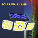 Solar Sensor Wall Light Waterproof 3Modes Garden Porch Street Lamp (132COB)