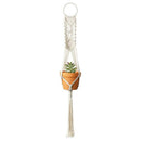 Macrame Plant Hangers Indoor Wall Hanging Planter Holder Cotton Rope Home B
