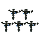 5 Pieces Outdoor Automatic Garden Water Sprinklers, 360 Degree Rotating Sprayer