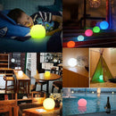 LED RGB Floating Ball Light Colorful Garden Pool Pond Decor Light Waterproof