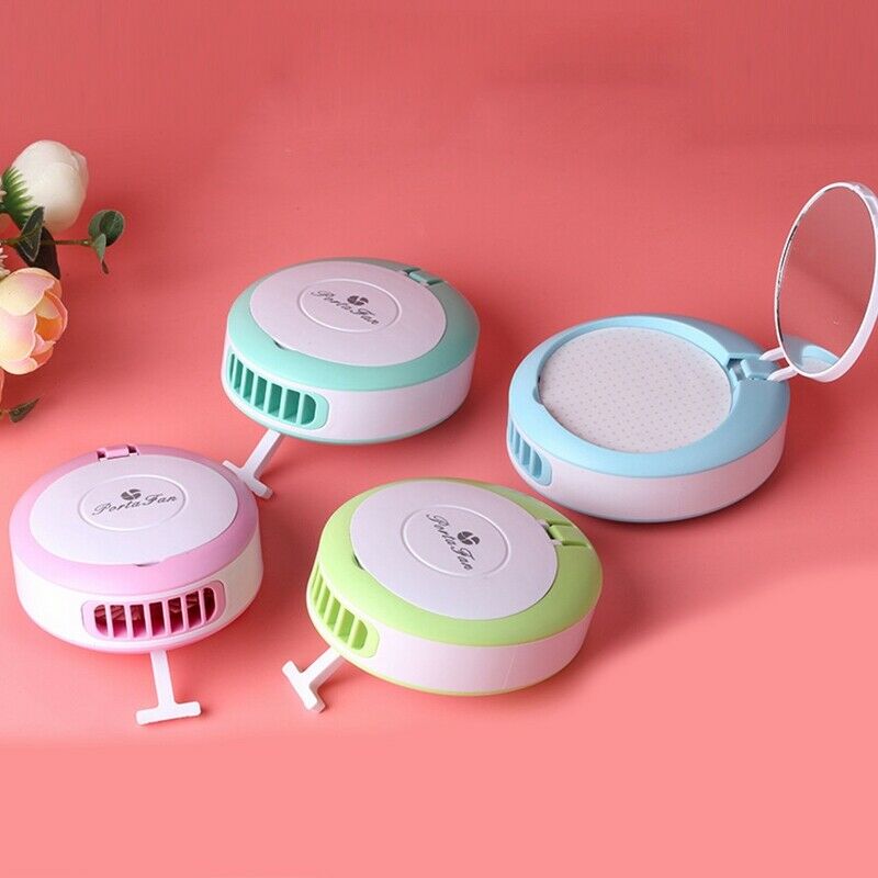 Women'S Grafting Eyelash Magic Eyelash Mirror Hair Dryer Mini Usb Charging  O6Q5