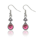 Retro Purple Turquoise Dangle Drop Stone Hook Ear Stud Earrings Women Supply
