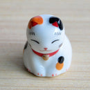 Japanese Ceramic Lucky Fortune Cats Chopsticks Rest Holder Cutlery Stand Hot