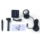 Solar Powered 6 LED Outdoor Garden Landscape Yard Spot Light Lawn Lamp Spotlight