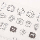 Transparent Clear Stamp DIY Silicone Seals Scrapbooking Card 36