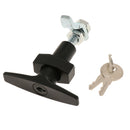 Truck Cap Topper Complete Toolbox Cabinet T-Handle Garage Lock Set with 2 Keys