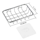 Soap Dish, Rust Proof Stainless Steel Soap Case Holder with Powerful Adhesi
