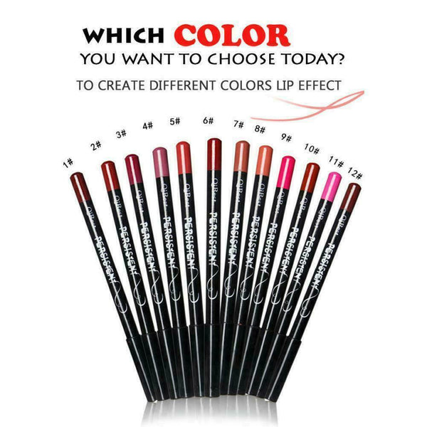 Lip liner The best pencil for Lips 12 colors in one Order Makeup tools Favo N8R8