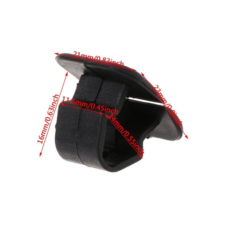 10x Hood Insulation Retainer Bonnet Plastic Clip Holder Pad  For VW 1H5863849A01