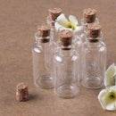 8 pcs Mini glass bottle with cork stopper/small glass bottles/Mini bottle/M U9A1