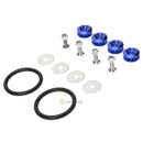 Quick Release Fasteners For Car Bumpers Trunk Fender Hatch Lids Kit Blue