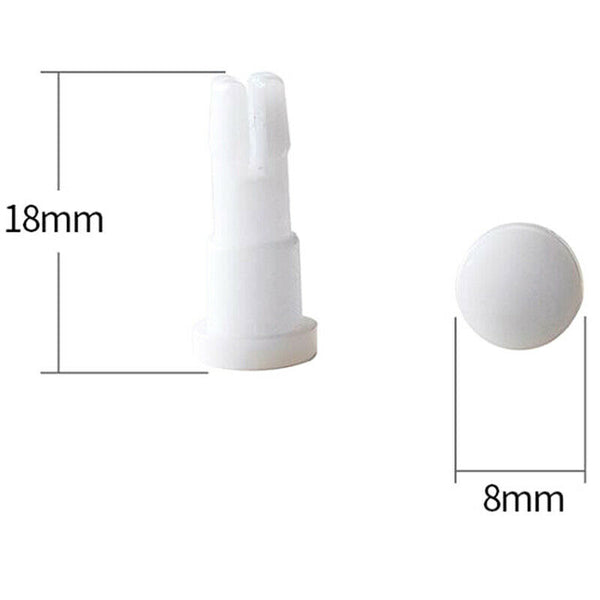 1Pair Ophthalmic Universal Plastic Pin For Optical Chin Rest Paper Tag PiJBVGsp