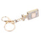 Rhinestone Crystal Perfume Bottle Key Ring Keychain Bag Pendant for Girls #gib