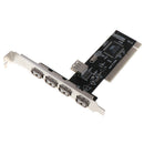 USB 2.0 4 Port 480Mbps High Speed VIA HUB PCI Contro Hn