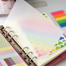 1pc 6Holes Loose Leaf Binder Notepad Notebook A6 Accessory Stationery Supply M&