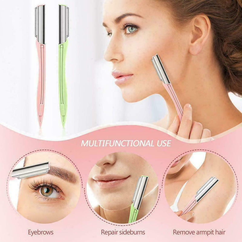 Simple Eyebrow Lip Razor Trimmer Blade Shaver Hair Remover New Facial F0O6
