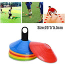 10X Football Training Marker Cones Soccer Discs Sport Traffic 20*5*5CM A7Q3