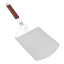 Stainless Steel Folding Pizza Peel with Wooden Handle 9.5 inch x13 inch Pizza