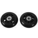 2set 75X23mm Luggage Suitcase / Inline Outdoor Skate Replacement Wheels Bla