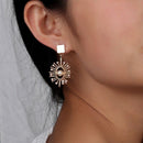 Fashion Exquisite Zinc Alloy Simulated Pearls Drop Earrings Charms Bridal D